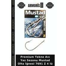 Armoris Premium Tekne Avı Yaz Sezonu Mustad Olta Iğnesi 7691 Z 4 Lü