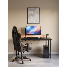 Wadlex Oyuncu Çalışma Masası Bilgisayar Masası Metal Ayaklı Ev ve Ofis Için