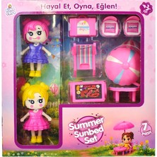 King Toys Eng 2 Bebekli Şezlong Yaz Seti 253 1 Adet