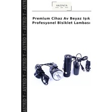 Premium Cihaz Av Beyaz Işık Profesyonel Bisiklet Lambası