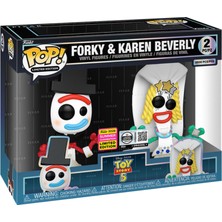 Funko Toy Story 5 Pop! Forky & Karen Beverly 2-Pack Summer Convention Limited Edition 3500 Adet Nadir