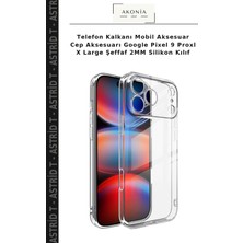 Telefon Kalkanı Mobil Aksesuar Cep Aksesuarı Google Pixel 9 Proxl x Large Şeffaf 2mm Silikon Kılıf