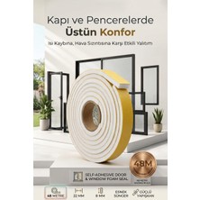 Tr 48 Metre Kapı Pencere Izolasyon Süngeri 22X8 mm Yapışkanlı Yalıtım Bandı 723805