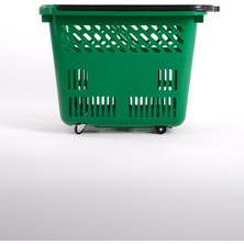 Tr Tekerlekli Market Sepeti (Tekerlekli Alışveriş Sepeti) 54 L Yeşil