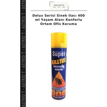 Delux Serisi Sinek Ilacı 400 ml Yaşam Alanı Konforlu Ortam Ofis Koruma