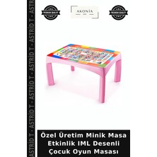 Özel Üretim Minik Masa Etkinlik Iml Desenli Çocuk Oyun Masası