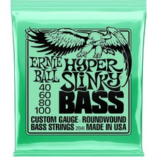 Tr Hyper Slinky Bass Elektronik Bas Gitar Telleri, Kalınlık 40-100