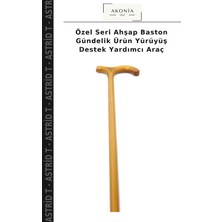 Özel Seri Ahşap Baston Gündelik Ürün Yürüyüş Destek Yardımcı Araç