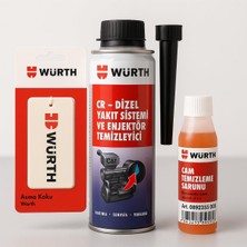 Tr Würth Dizel Enjektör Temizleyici Katkı 300 ml ve Asma Koku + Cam Temizleme Sabunu
