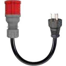 Bemis Cee Norm Dönüştürücü Adaptör 25A 3 Kutuplu Fiş - 16A 4 Kutuplu Priz IP44 (BCA-0803-1000)