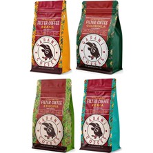 Tr Amerika ve Afrika Filtre Kahve Seti 4X250 G Öğütülmüş | Toplam 1000 G