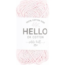 Tr Hello Pamuk Amigurumi Punch El Örgü Ipliği 25 gr 101 Toz Pembe