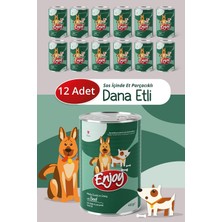 Tr Dana Etli Köpek Konservesi, Sos Içinde Et Parçacıklı, 400 gr x 12 Adet EN-K4D