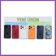 Bezos iPhone 11 Uyumlu - 17 Pro'ya Dönüşüm Kasa (Yeşil) Bzoshb