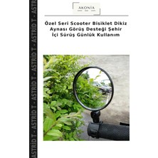 Özel Seri Scooter Bisiklet Dikiz Aynası Görüş Desteği Şehir Içi Sürüş Günlük Kullanım