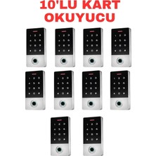Tr SR-212 Mf-W Parmak Izi Kart Okuyucu 13.56 Mhz IP68 Dokunmatik Şifreli Biyometrik Geçiş Kontro