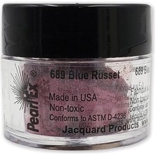 Tr Pearl Ex Pigment Tozu 3 Gram Mavi Russet - Epoksi Reçine, Suluboya, Kaligrafi Mürekkebi ve Kil