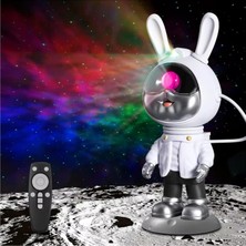 Tr Sevimli Astronot Galaxy Projektörü Gece Lambası, 8 Farklı Yansıtma Modu Galaksi Projeksiyonu