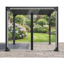 Tr Temizle Tarp Patio Muhafaza Suya Dayanıklı Pvc Perdeler