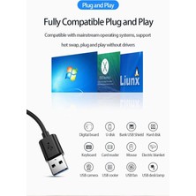 Tr 4 Port USB 3.0 Hub Çoğaltıcı Çoklayıcı Switch Yüksek Hızlı Splitter, DRWL4PRT30