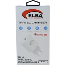 Elba ELB10 10W 3.0A Hızlı Şarj Akıllı Koruma USB Ev Şarj Kafa