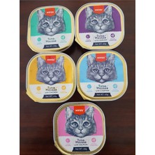 Tr Kedi Konserve Maması, Tuna Mousse Karışık Set, 5X40G