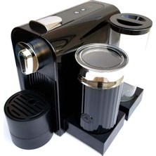 Tr ® Latte Kapsül Kahve Makinesi (Siyah) - Nespresso®* Kapsülleri ile Uyumludur
