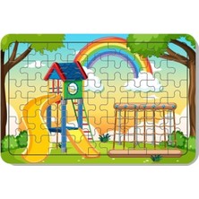 Tr Lipyos Oyun Parkı 54 Parça Ahşap Puzzle