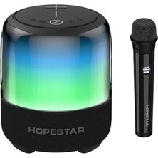 Tr Sc-01 Siyah LED Işlıklı Yüksek Kalite Mikrofonlu Bluetooth Hoparlör