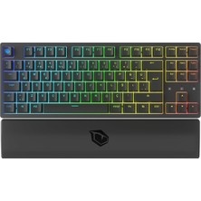Tr Rapid Pro Tkl Monster Tactile Red Switch 80 M Tıklama Kablolu Mekanik Rgb Oyuncu Klavyesi (Siyah