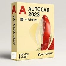Autocad 2023 (Windows) - 1 Pc 3 Yıl Autodesk Key