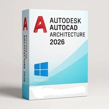Autocad Architecture 2026 (Windows) - 1 Pc 2 Yıl Autodesk Serial Key