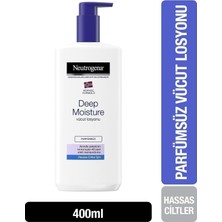 Tr Deep Moisture Parfümsüz Hassas Cilt Vücut Losyonu, 400 ml