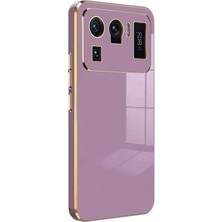 CADDE101 Newface Xiaomi Mi 11 Ultra Kılıf Volet Silikon - Mor