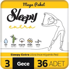 Happy Trend Extra Ultra Ince Hijyenik Ped Gece 36 Adet Ped