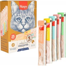 Tr Creamy Karışık Sıvı Kedi Ödülü 25X14 gr