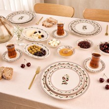 Tr Yıldız Cherry 32 Parça 6 Kişilik Kahvaltı Takımı