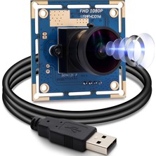Tr USB Kamera Kartı 1080P 30FPS Web Kamerası 170 Derece Balık Gözü Lens, Cmos OV2710 Mini USB K