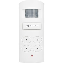 Tr Loud 135DB Tuş Takımı Hareket Sensörü Alarm Sireni Garaj, Shed. Taşınabilir Akülü Pil Ku
