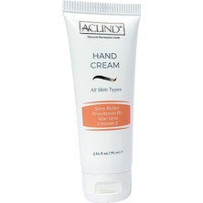 Tr Aclınd Hand Cream 75 ml – Shea Butter ve Aloe Vera Özlü Nemlendirici El Bakım Kremi | Kuru V
