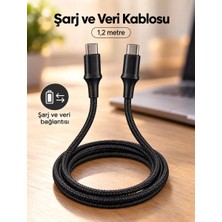 Nemere İthalat Uyumlu Telefon ve Dizüstü Bilgisayarlar Için Pd Type C Şarj Kablosu Nemere Ithalat