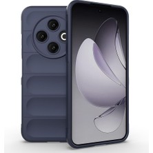 Tecno Spark 30C 4g ile Uyumlu Kılıf Lacivert Kinet Silikon Kapak (Tecno Spark 30C 4g ile Uyumlu, Lac