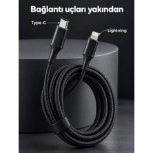 Nemere İthalat Hızlı Şarj ve Veri Aktarımı Için LED Göstergeli Örgülü Kablo Nemere Ithalat