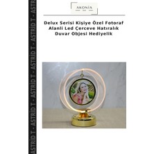 Delux Serisi Kişiye Özel Fotoraf Alanli LED Çerceve Hatıralık Duvar Objesi Hediyelik