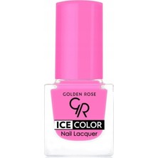 Golden Rose Ice Color Nail Lacquer No: 201 - Parlak Bitişli Mini Oje 6 ml