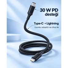 Nemere İthalat Pd Hızlı Şarj Destekli LED Göstergeli Lightning Kablo Nemere Ithalat