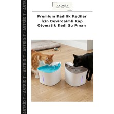 Premium Kedilik Kediler Için Devirdaimli Kap Otomatik Kedi Su Pınarı