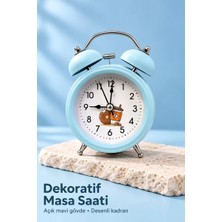 Nemere İthalat Yatak Odası Için Çift Çanlı Dekoratif Çalar Saat Nemere Ithalat