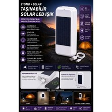 Hace Bazaar Taşınabilir Solar LED Power Bank