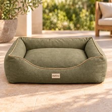 Hace Bazaar Kedi Köpek Yatağı Vera Premium Yatak - Haki / Large